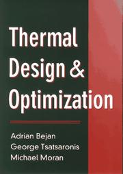 Cover of: Thermal design and optimization