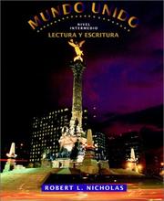 Cover of: Mundo unido, Lectura y escritura by Robert L. Nicholas