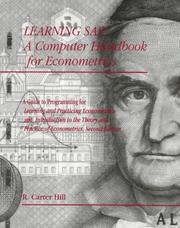 Cover of: Learning SAS by R. Carter Hill, R. Carter Hill