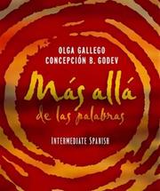 Cover of: Mas allade las palabras, Intermediate Spanish