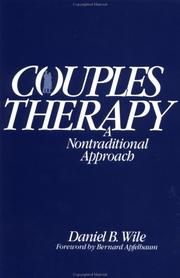 Cover of: Couples therapy by Daniel B. Wile