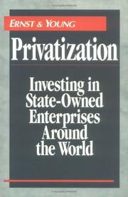 Cover of: Privatization: investing in state-owned enterprises around the world