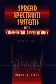 Cover of: Spread spectrum systems by Dixon, Robert C., Dixon, Robert C.