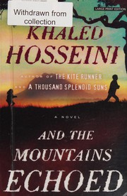Cover of: And the Mountains Echoed by Khaled Hosseini