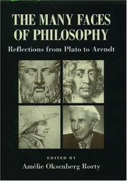 Cover of: The Many Faces of Philosophy by Amelie Oksenberg Rorty
