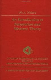 Cover of: An introduction to integration and measure theory by Ole A. Nielsen