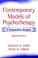 Cover of: Contemporary models of psychotherapy