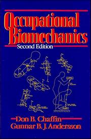 Cover of: Occupational biomechanics by Don B. Chaffin
