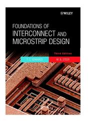 Foundations of interconnect and microstrip design by T. C. Edwards