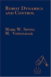 Cover of: Robot dynamics and control