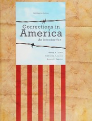 Cover of: Corrections in America: an introduction