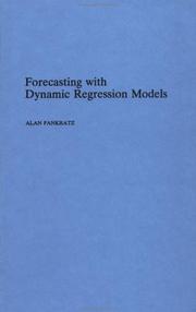 Cover of: Forecasting with dynamic regression models