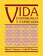 Cover of: Vida: experiencia y expresión