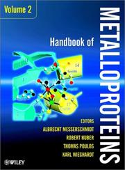 Cover of: Handbook of Metalloproteins by 