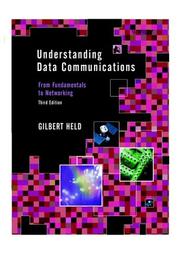 Cover of: Understanding Data Communications by Gilbert Held