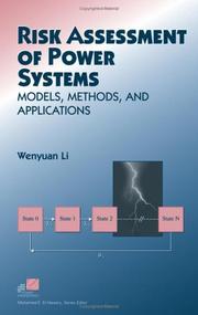 Cover of: Risk Assessment Of Power Systems: Models, Methods, and Applications (IEEE Press Series on Power Engineering)