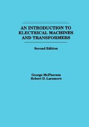 Cover of: An introduction to electrical machines and transformers by George McPherson