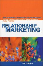 Cover of: Relationship marketing by Gordon, Ian.