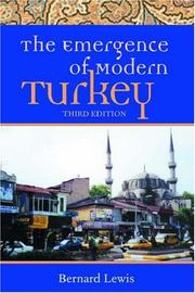 Cover of: The Emergence of Modern Turkey (Studies in Middle Eastern History) by Bernard Lewis