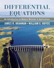 Differential equations by James R. Brannan, William E. Boyce
