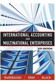 Cover of: International Accounting and Multinational Enterprises