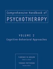 Cover of: Comprehensive Handbook of Psychotherapy, Cognitive-Behavioral Approaches by 
