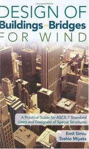 Cover of: Design of buildings and bridges for wind by Emil Simiu, Emil Simiu