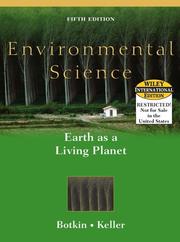 Cover of: Environmental Science | Daniel B. Botkin