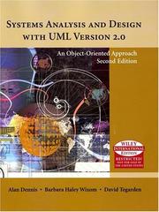 Cover of: Systems Analysis and Design with UML