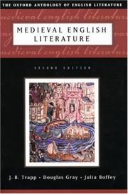 Cover of: Medieval English literature