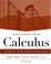 Cover of: Student Solutions Manual to accompany Calculus