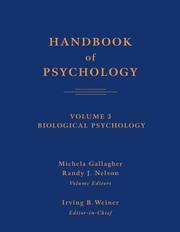 Cover of: Handbook of Psychology, Biological Psychology by 