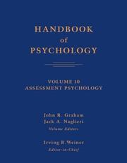 Cover of: Handbook of Psychology, Assessment Psychology by 