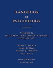 Cover of: Handbook of Psychology, Industrial and Organizational Psychology