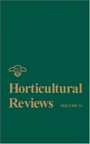Cover of: Horticultural Reviews, Horticultural Reviews