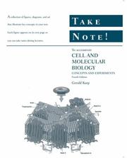 Cover of: Take Note! to accompany Cell and Molecular Biology by Gerald Karp