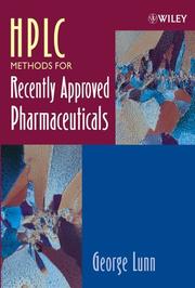 Cover of: HPLC Methods for Recently Approved Pharmaceuticals