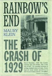 Cover of: Rainbow's end: the crash of 1929