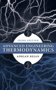 Cover of: Advanced Engineering Thermodynamics