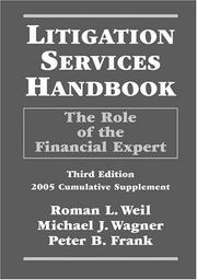 Cover of: Litigation Services Handbook: The Role of the Financial Expert, 2005 Cumulative Supplement