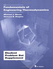 Cover of: Fundamentals of Engineering Thermodynamics, Student Problem Set Supplement