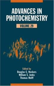 Cover of: Advances in Photochemistry