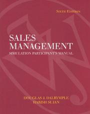 Cover of: Student User's Guide to accompany Sales Management Simulation Software