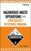 Cover of: Hazardous waste operations and emergency response manual