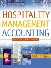 Hospitality management accounting by Martin Jagels, Martin G. Jagels, Michael M. Coltman