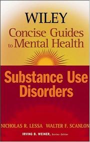 Cover of: Substance use disorders by Walter F. Scanlon