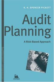 Cover of: Audit planning by K. H. Spencer Pickett
