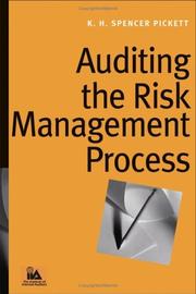 Cover of: Auditing the Risk Management Process