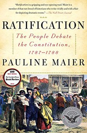 Cover of: Ratification by Pauline Maier