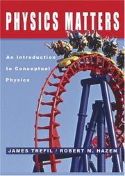 Cover of: Physics Matters, 1st Edition, with Student Access Card eGrade Plus 1 Term Set (eGrade products)